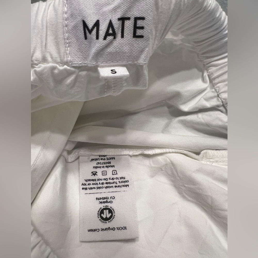 NWOT Mate the label poplin pant - Picture 3 of 3